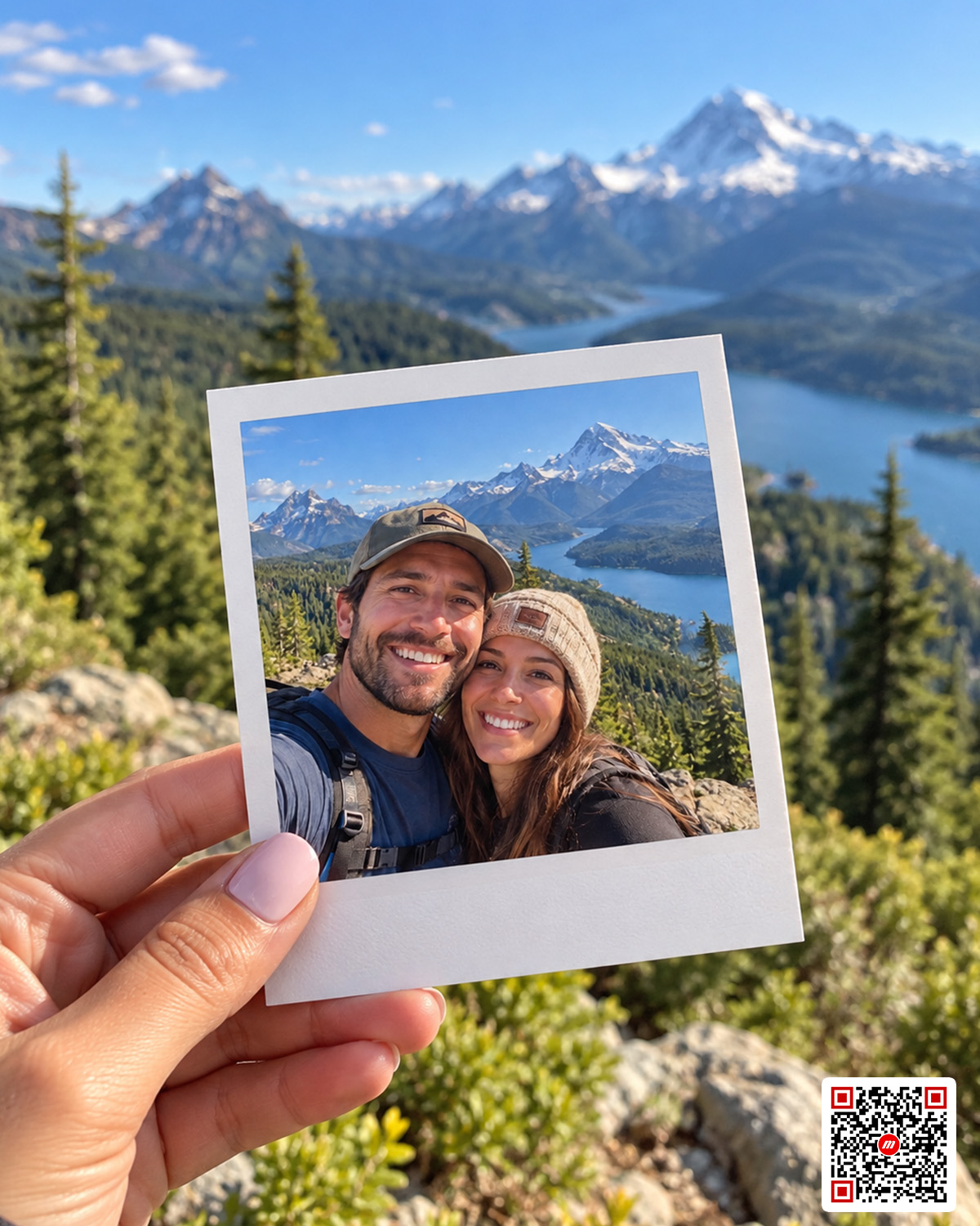 Printed photo that plays a video when scanned with Magoo